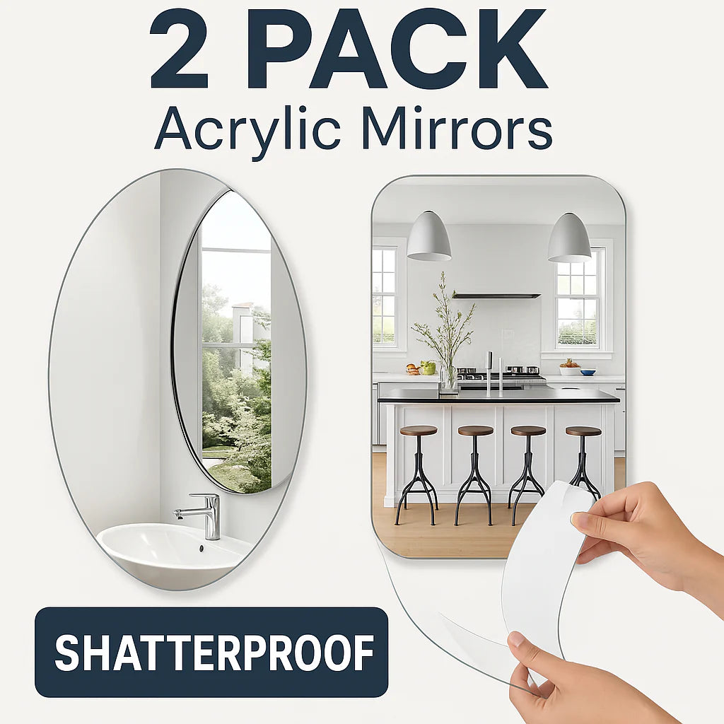 Combo of Oval Shape & Square Shape Mirror