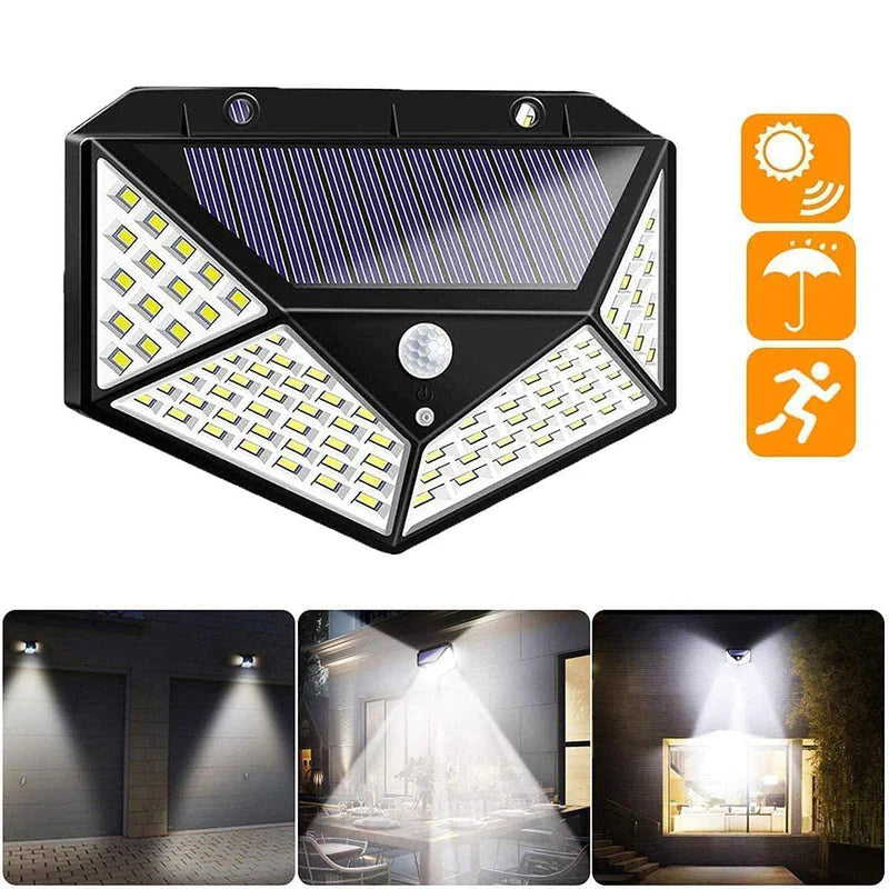 SOLAR MOTION SENSOR LIGHT FOR HOME AND GARDEN,OUTDOORS,BRIGHT SOLAR WIRELESS SECURITY MOTION SENSOR
